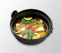 Мисо-суп со свининой и тофу