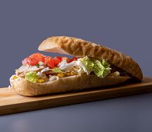 Шаурма Пряная в булочке
