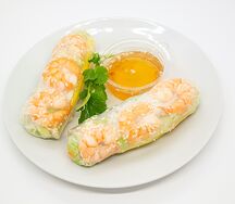 Нэм куон с курицей и креветкой