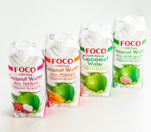 Натуральная кокосовая вода без сахара Foco