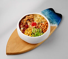 Поке с креветкой в соусе том ям