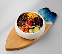 Поке с Говядиной в трюфельном соусе