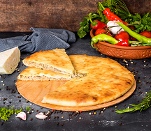 Осетинский пирог с капустой Къабускъаджын