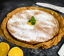 Пирог лимонный из песочного теста