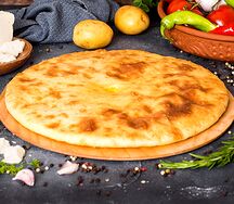 Пирог картошка с грибами