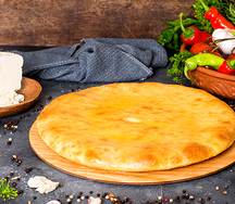 Осетинский пирог с сыром и зеленым луком Хъадындзджын