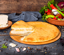 Осетинский пирог с сыром уалибах