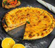 Пирог с лососем