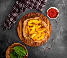 Картофель дольками