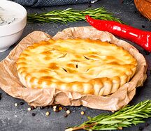 Осетинский пирог с мясом Фытчин