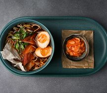Рамен с копченой грудинкой