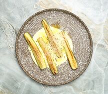 Цукини с соусом таледжио