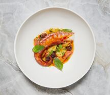 Осьминог с бэби картофелем