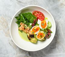 Большой завтрак с креветками