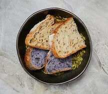 Хлеб с водорослями и зерновой