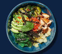 Поке с угрем фирменные