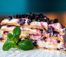 Черничный пирог