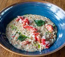 Ризотто с крабом