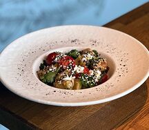 Хрустящие баклажаны с соусом сладкий чили