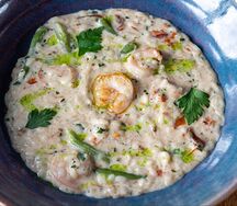 Ризотто с креветками