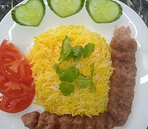 Плов с люля 
