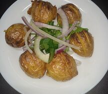Шашлык из картофеля 