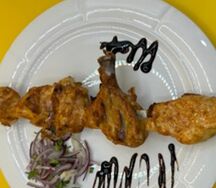 Шашлык на углях из курицы