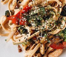 Wok Хурасаме тигровая креветка Английская кухня