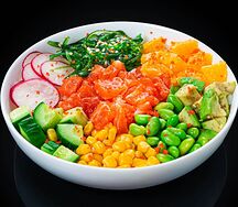 Поке с лососем