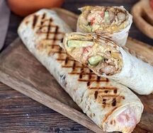 Свиная шаурма на углях Гигант 