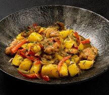 Жаркое с курицей