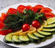 Овощи нарезка 