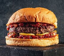 Фирменный гамбургер куриный 