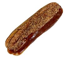 Эклер с варёной сгущёнкой