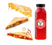 Комбо Кесадилья и морс