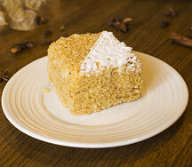 Пирожное Наполеон ванильный