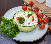 Салат Оливье с курицей