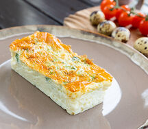 Омлет со шпинатом