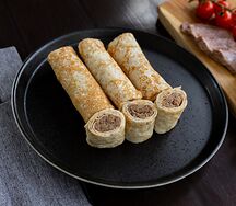 Блинчики с мясом