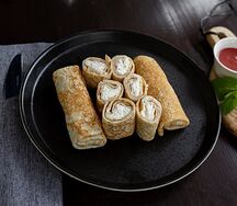 Блинчики с творогом