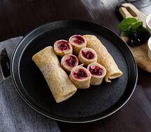 Блинчики с вишней