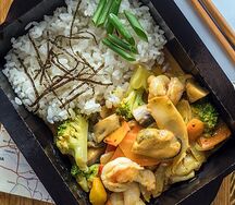 Карри морепродукты