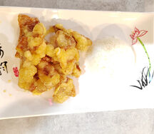 Свинина Губаожоу в кисло-сладком соусе и рис