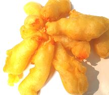 Жареные креветки королевские