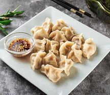 Пельмени вареные со свининой