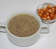 Крем-суп грибной
