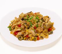 Тяхан с морепродуктами