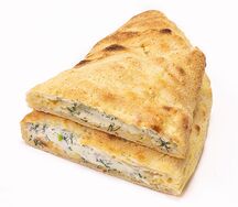 Пирог с сыром и зеленью