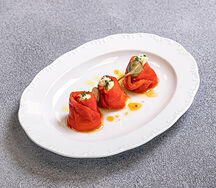 Маринованные перчики с копченой треской