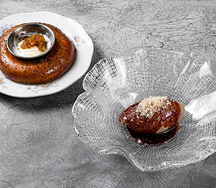 Пате из утиной печени с бубликом